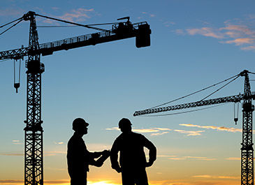 A Verus appraisal being conducted on a couple of tower cranes